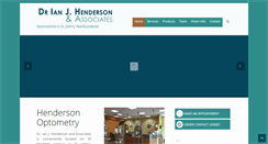 Desktop Screenshot of hendersonoptometry.com